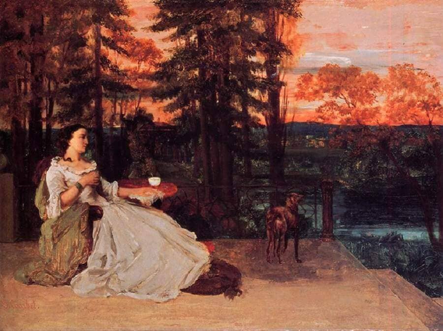 The Lady of Frankfurt, 1858 by Gustave Courbet