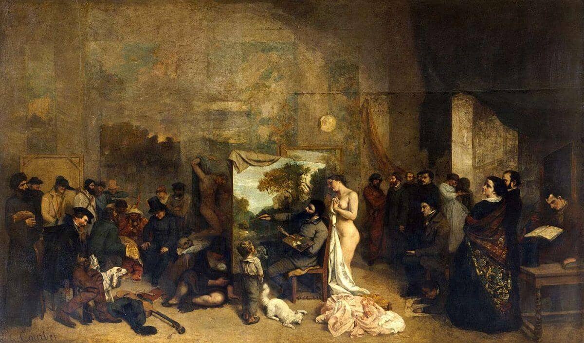 The Artist's Studio, 1855 by Gustave Courbet