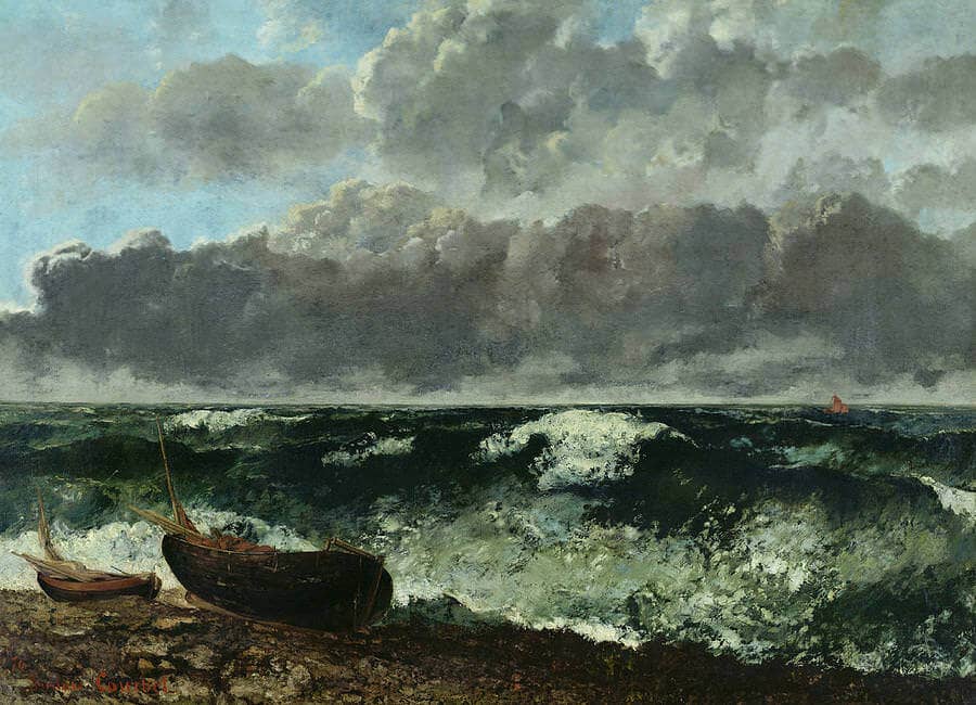 The Wave, 1870 by Gustave Courbet