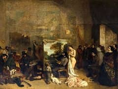 The Artists Studio by Gustav Courbet
