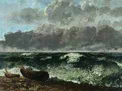 The wave by Gustav Courbet